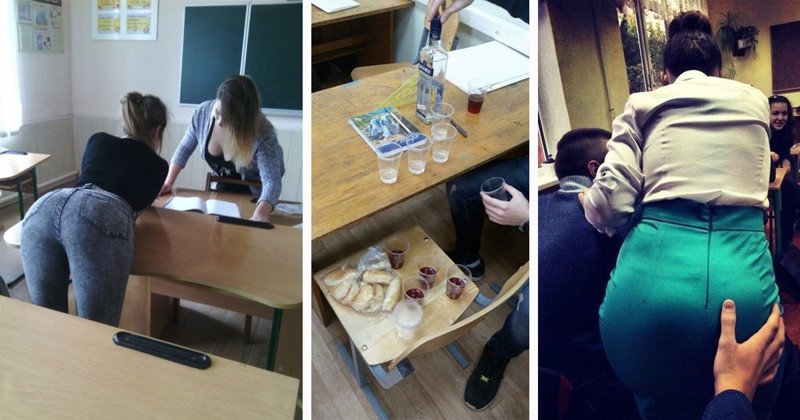 Русские молодые студенты устроили потрахушки после университета